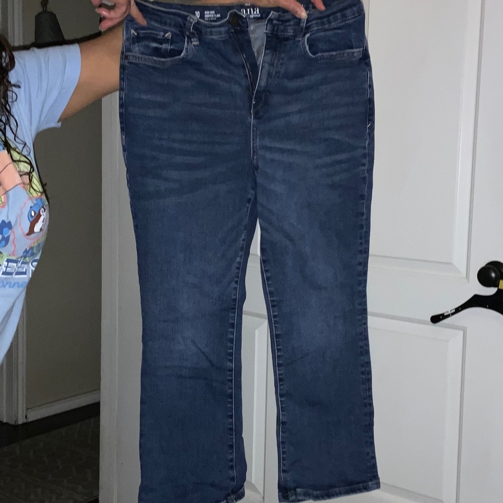 Women’s high rise crop flare